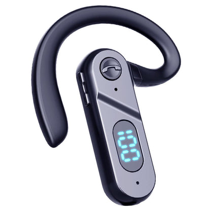 Uigsas Bluetooth Headset Wireless Bluetooth Earpiece Single Ear Voice Control Answer Earphones for Cell Phone