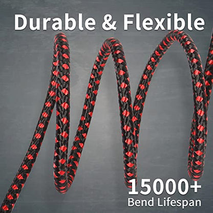 90 Degree Right Angle 3.5mm to 2 RCA Cable 6FT | 2RCA Male to 3.5mm TRS Male Stereo Y Splitter Adapter for Smartphone, Speaker, MP3, Tablet & More - color: (Black+red,2m)