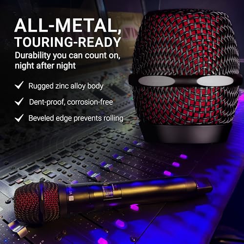 SE ELECTRONICS V7-MC1-X-BLK V7 X Mic Capsule for Shure Wireless System, Black | DMC7 X dynamic capsule with neodymium magnets and all-metal chassis for Shure transmitters, vocals and live performance - color: Shure - Instrument - Black, style: MC1 = Shure