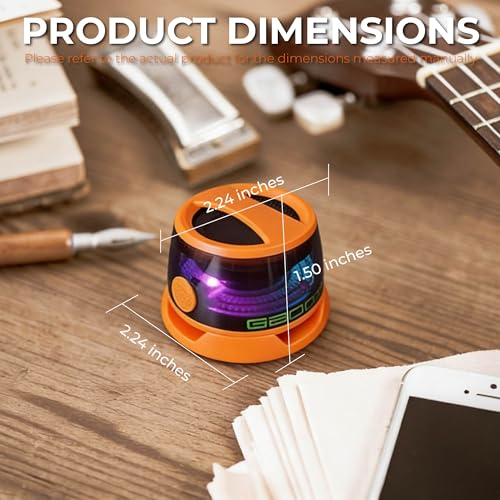 G200 Magnetic Bluetooth Speaker with RGB Lights - color: An orange