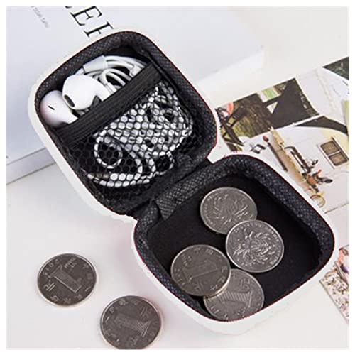BetterJonny 3 Pack EVA Hard Earphone Carrying Case - Portable Storage Mini Earbud Case for Bluetooth Ear Buds - USB Adapter Cable Coin Pouch Wallet (Grey) - color: Grey