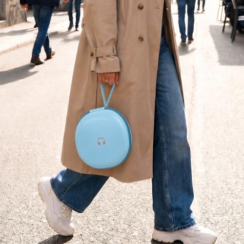 Comecase Headphone Case for JBL Tune 770NC，for JBL Live, 770NC, 660NC, 650B | Adjustable Divider, Cable Space and Carry Handle for Commuting, Gym and Travel, Students and Music Lovers, Case Only - Blue - color: Green