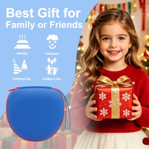 Kids Headphones Case for Folding Headphone, Black (Case Only) | Compatible with iClever BTH12/HS19/BTH26/JoySpark-T5/Candy Bila BH03/EarFun/IMYB/MIDOLA MD-B01/noot Products Kids Headphones - color: Black