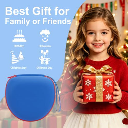 Kids Headphones Case for Folding Headphone, Black (Case Only) | Compatible with iClever BTH12/HS19/BTH26/JoySpark-T5/Candy Bila BH03/EarFun/IMYB/MIDOLA MD-B01/noot Products Kids Headphones - color: Black