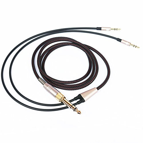 NewFantasia Replacement Audio Cable Compatible with Hifiman Sundara, Arya, Ananda Headphones 3.5mm and 6.35mm to Dual 3.5mm Connector Jack Male Cord 3.1meters/10ft - size: 3.1 m