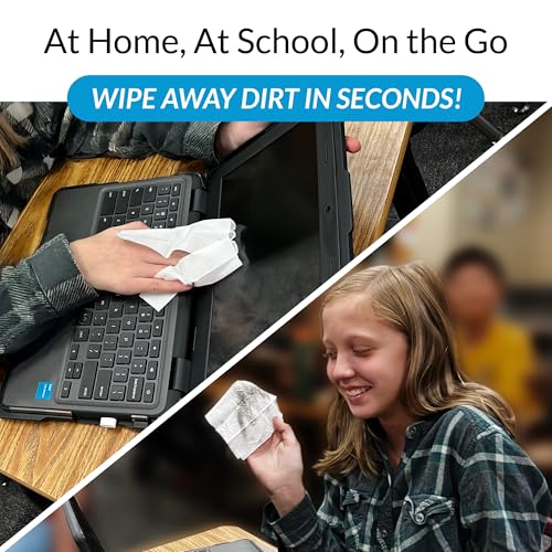 iCloth Large Screen Cleaning Wipes for Electronics, Lint-Free and Streak-Free, Fast-Drying, Removes Dust, Fingerprints, and Smudges (500 Wipes) - size: 500 Large Wipes