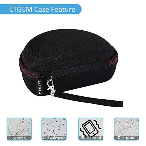 Case for Sony MDR7506 Professional Large Diaphragm Headphone Black | Hard Carrying Travel Case for Sony MDR7506 Professional Large Diaphragm Headphone - color: 2.Black