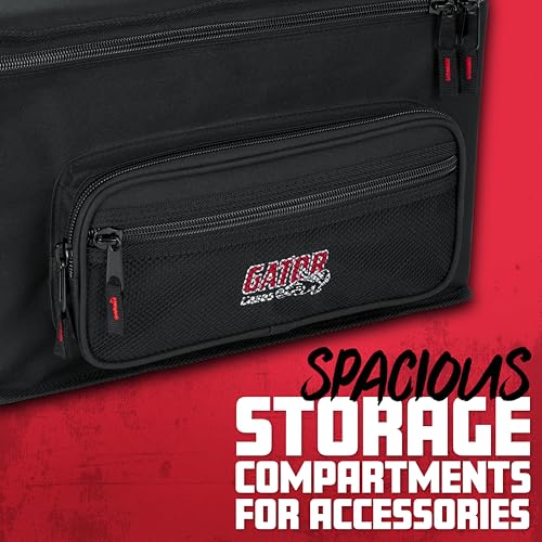 Gator Cases Padded Microphone Carry Bag, Holds (5) Wireless Microphone Systems, (GM-5W)