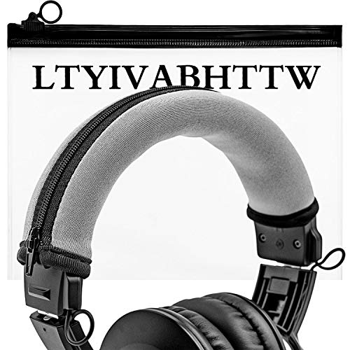 Replacement Headband Cover Compatible ATH M50X M50 M40X M40 M30X M20X Headphones (Silver) - color: Silver