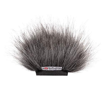 Gutmann Fur Microphone Windshield Windscreen for Tascam DR-07 Premium Edition Grey with Inner Lining