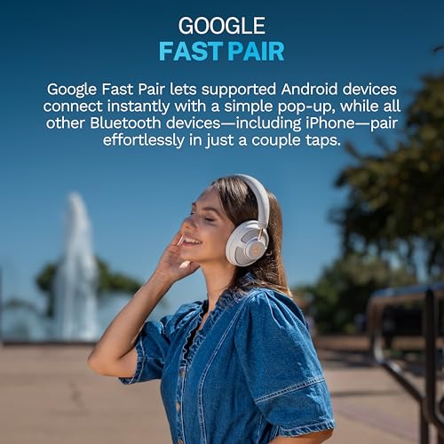 JLab JBuds Open Wireless Headphones – Open-Ear, Comfortable All-Day Fit, 24+ Hour Playtime, Immersive Sound, Bluetooth Headphones with App Control, White - color: White