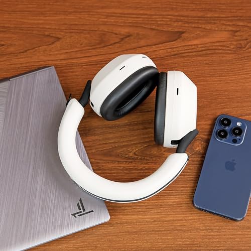 WC ShellZ XM5 - Exterior Shell & Headband Covers for Sony WH1000XM5 | Made by Wicked Cushions | Protective, Made with Premium Silicone | Silver - color: Silver