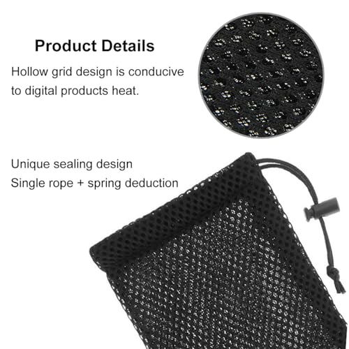 Pouch Carry Bag, Organizer for Smart Phones/Power Bank/USB Flash Drive/SD Cards and Other Accessories(Black)