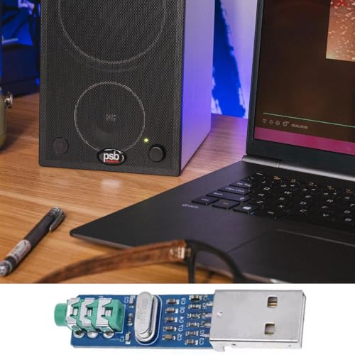 gotor PCM2704 Sound Card 5V DAC Decoder Board PCM2704 Mini USB Sound Card for PC Computer USB Powered