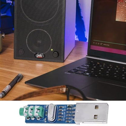 gotor PCM2704 Sound Card 5V DAC Decoder Board PCM2704 Mini USB Sound Card for PC Computer USB Powered