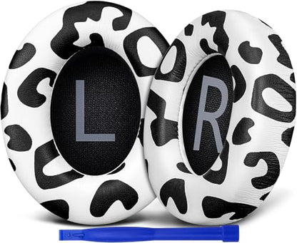 SOULWIT Protein Leather Replacement Earpads for Bose 700 (NC700) Wireless Headphones, Ear Pads Cushions with Softer Protein Leather, High-Density Noise Cancelling Foam, Added Thickness - Snow Leopard - color: Snow Leopard