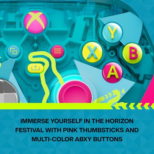 Xbox Wireless Gaming Controller | Forza Horizon 6 Limited Edition | Consoles, PCs, TVs, mobile, and more | Dynamic Lighting Effects | Wireless, Bluetooth, USB-C Connectivity - style: Forza Horizon 6