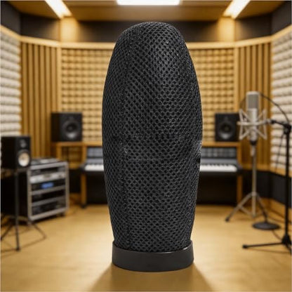 Microphone Deadcat Windscreen Compatible with NTG3 MKH416 ME66 670 1pc Artificial Furry Wind Cover Outdoor Audio Noise Reduction Muff - color: silk gray