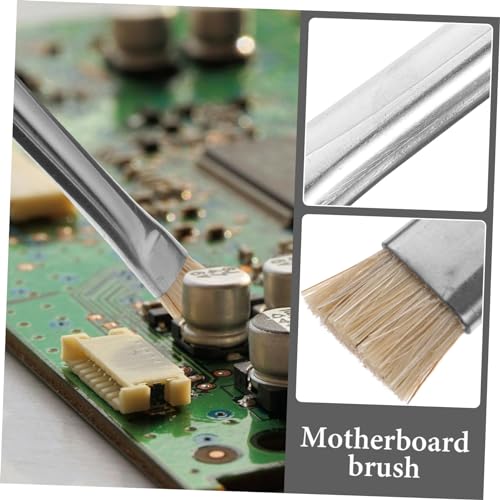 Motherboard Cleaning Brush Dust Removal Stainless Steel Double Head