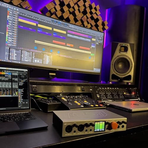 ESI Amber i4 – USB Audio Interface for Producers, Musicians, Singers, Songwriters, and Bands, 4-in/4-out with MIDI I/O, Professional Software Included - size: Amber i4 (2 Pre, 2 Line/4 Out)