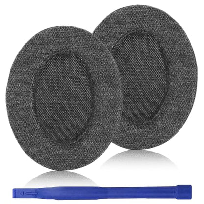 Adhiper Velour Replacement Ear Pads for Sony WH-XB910N - Black | Soft High-Density Memory Foam Earpads Cushions with Buckle, Velour Fabric for Long-Term Comfort