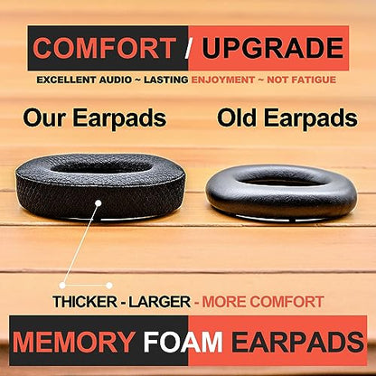 1000XM5 Earpads Compatible with WH-1000XM5 by LTYIVABHTTW - Noise Isolating Memory Foam, Added Thickness, Improved Durability & Sound Ear Cushion (Breathable Mesh)