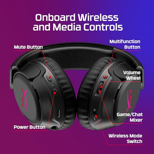 HyperX CloudX Flight 2 - Wireless Gaming Headset (Black) - Xbox
