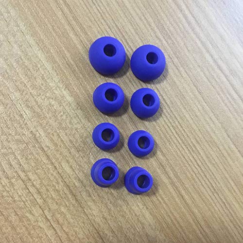 Replacement Silicone Earbuds Ear Tips Eargels Buds Set Compatible with Beats Powerbeats 3 Powerbeats 2 Wireless in-Ear Earphones (4 Pairs/Dark Blue) - color: Dark Blue