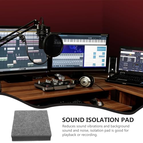 Subwoofer Isolation Pad Noise Reducing Sound Isolation Pads for Studio Monitors and Loud Speakers Easy Installation Shock Absorption Material Versatile Use for Home Studio