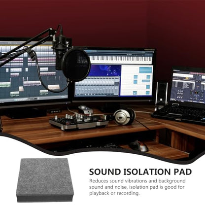 Subwoofer Isolation Pad Noise Reducing Sound Isolation Pads for Studio Monitors and Loud Speakers Easy Installation Shock Absorption Material Versatile Use for Home Studio