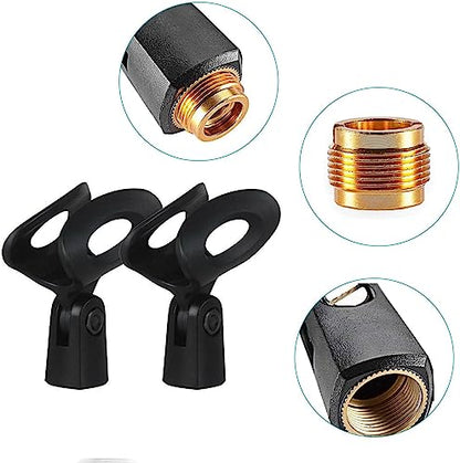 Microphone Clamp Mic Clip Holder for Sennheiser e825, e835, e840, e845, e855