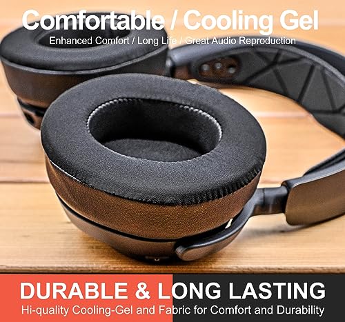 Nova Pro Wireless Replacement Ear Pads - Compatible with Steelseries Arctis Nova Pro Wireless by LTYIVABHTTW I Improved Durability & Sound (Hybrid Cooling Gel Fabric)