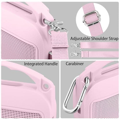 Silicone Cover for Bose SoundLink Flex Portable Speaker 2nd Gen | Scratch-resistant, Unhindered Sound, Silicone Construction, Portable Carrying Silicone Cover, Petal Pink Silicone Cover - color: Petal Pink Cover