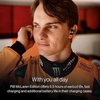 Bowers & Wilkins Pi8 McLaren Edition Wireless Earbuds with 3 Built-in Mics - color: McLaren Grey
