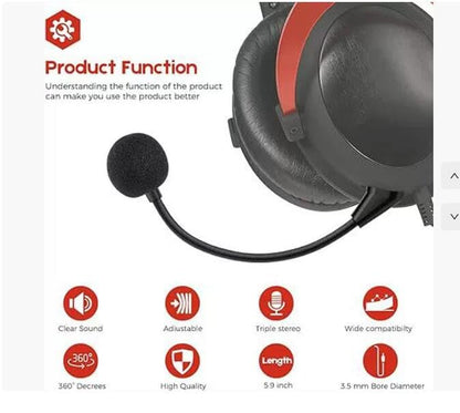 Replacement Cloud Alpha Game Mic Noise Cancelling Microphone Boom only for Kingston for HyperX Cloud Alpha/Cloud Alpha S Pro PS4 PS5 Computer PC Gaming Headsets 3.5mm Jack