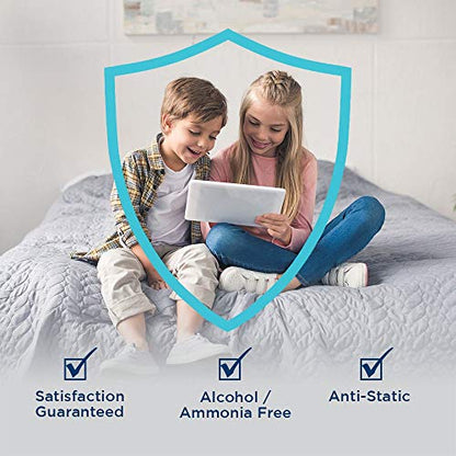 Tech Armor Screen Cleaning Wipes for TV, iPhone, Computer, iPad - 100 Wipes | Removes fingerprints & smudges, Gentle on coatings, Quick everyday clean, Home & office, for laptops, e-Readers, Phones
