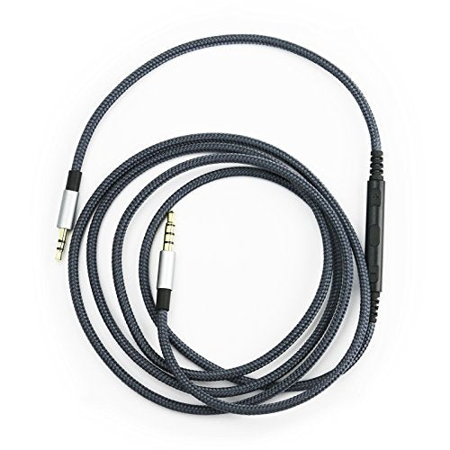 NewFantasia 3.5mm to 2.5mm Male Audio Cable for JBL Tune 710BT, 600BTNC, Live 660NC, 460NC, E45BT E55BT E65BTNC Headphone, Remote Volume Control Mic for iPhone