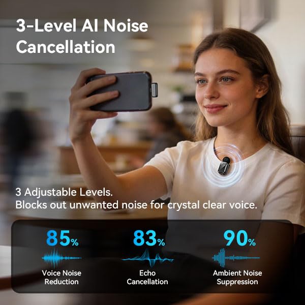 Mic Mini (2TX + 2RX + Charging Case), Wireless Lavalier Microphone - style: Mic Mini A