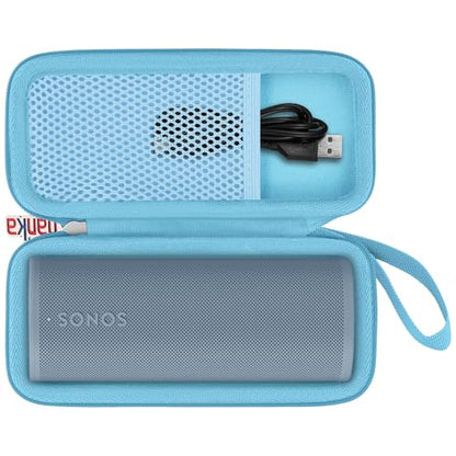 khanka Hard Travel Case Replacement for Sonos Roam 2 / Sonos Roam Portable Smart Bluetooth Speaker - color: Blue