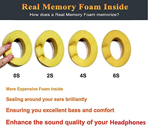 Earpads for Beats Studio 3 & Studio 2 Over-Ear Headphones - White | Do Not Fit Beats (Studio Pro, Monster Studio 1st, Solo On-Ear) - color: White