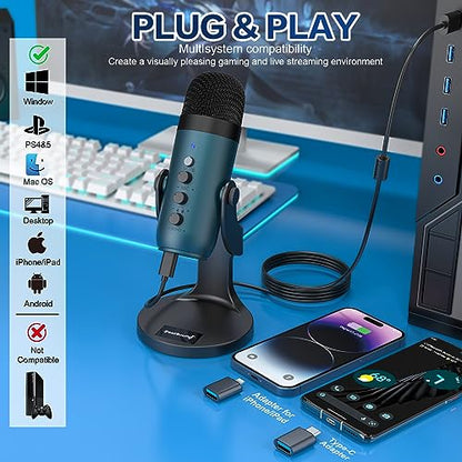 ZealSound Gaming USB Microphone k66t and d65k Furry Cover
