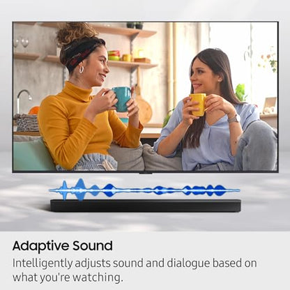 Samsung B-Series Soundbar HW-B550F 2.1 ch DTS Virtual:X Soundbar with Subwoofer (2025 Model) Voice Enhance Mode, Bass Boost, Adaptive Sound - style: HW-B550F