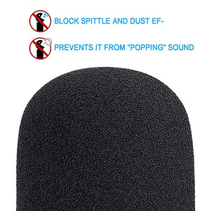 PodMic Pop Filter Foam Cover - Mic Windscreen Wind Cover Customized for Rode PodMic Podcasting Microphone to Blocks Out Plosives