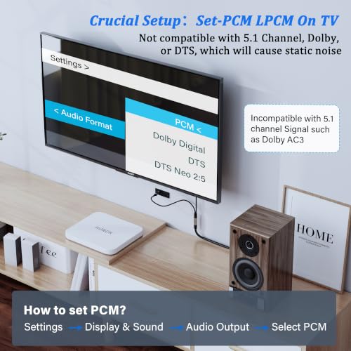 Elecan DAC 192kHz Unidirectional S/PDIF Coaxial RCA Male to 3.5mm AUX Female Converter Cable 2 Ft, Digital to Analog Audio Adapter USB Powered, Hi-Fi Stereo for TV Blu-Ray Speaker Headphone +Ties - size: 2FT, style: RCA to Female Aux