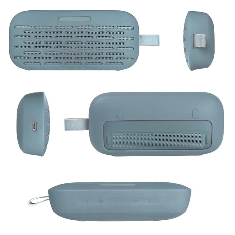 Silicone Protective Case Cover Sleeve Shell for Bose Soundlink Flex Speaker Frame Case Bag Skin Box Accessories - color: Blue