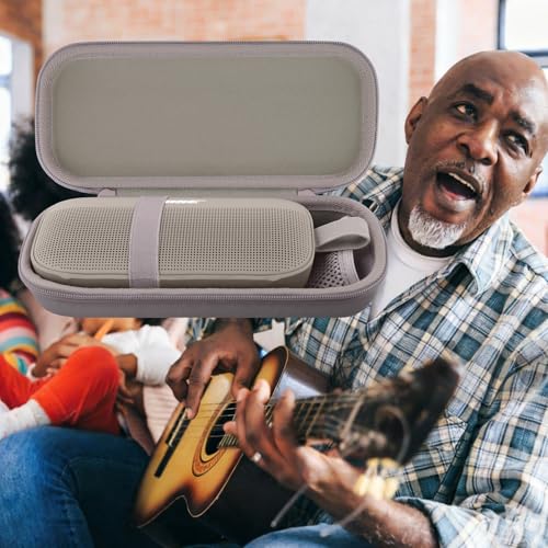 Aenllosi Hard Case for Bose SoundLink Flex 2nd Gen/Bose Speaker, Sandstone | EVA Hard Shell, Drop Resistant Protection, Water Resistant Protection, Dust Proof Protection, Protective Case Only - color: Sandstone, style: Hard Case for Bose SoundLink Flex 2n