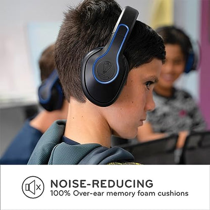 TWT Audio REVO TW300 Premium Over-Ear Wired Headphones - 3.5mm Jack | Noise Reducing, Durable, For Classrooms, School, Students, Teachers, Universal Device Compatibility - size: 1 Pack