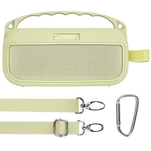 Lebakort Silicone Cover Compatible with Bose New SoundLink Flex 2nd Gen/Bose SoundLink Flex Portable Speaker (Citrus Yellow Cover) - color: Citrus Yellow Cover