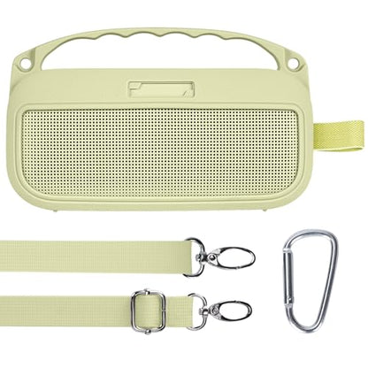 Lebakort Silicone Cover Compatible with Bose New SoundLink Flex 2nd Gen/Bose SoundLink Flex Portable Speaker (Citrus Yellow Cover) - color: Citrus Yellow Cover