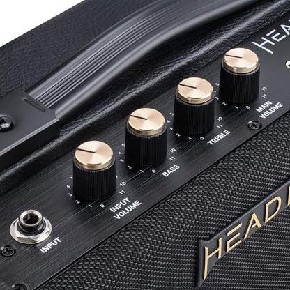 HeadRush FRFR-GO 30W Portable Electric Guitar Amplifier for Modellers | Portable Full-Range Flat-Response Speaker with Bluetooth, Rechargeable Battery for Multi-FX and Amp Modeling Pedals - size: 3-inch